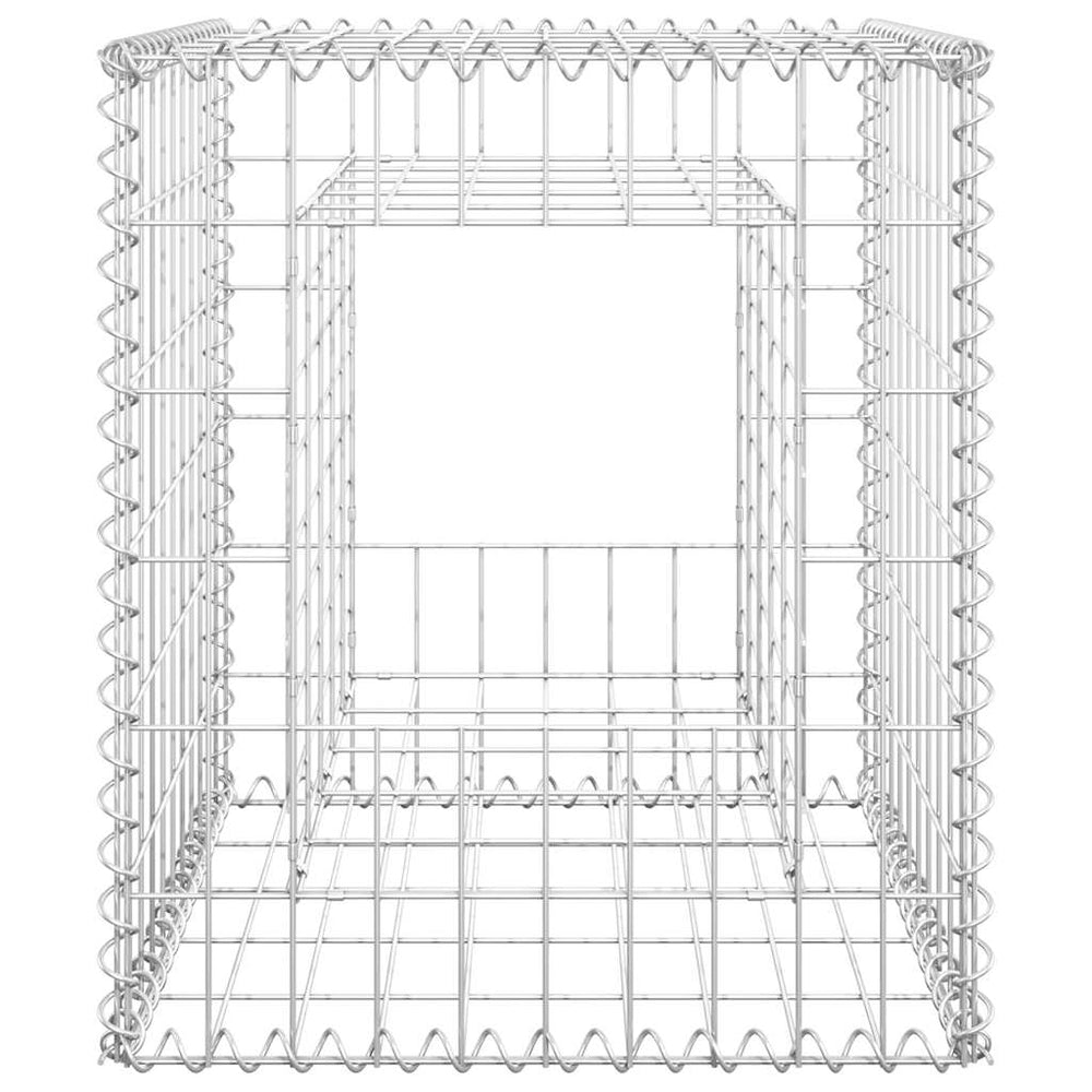 Gabion basket column, 50x50x60cm, iron