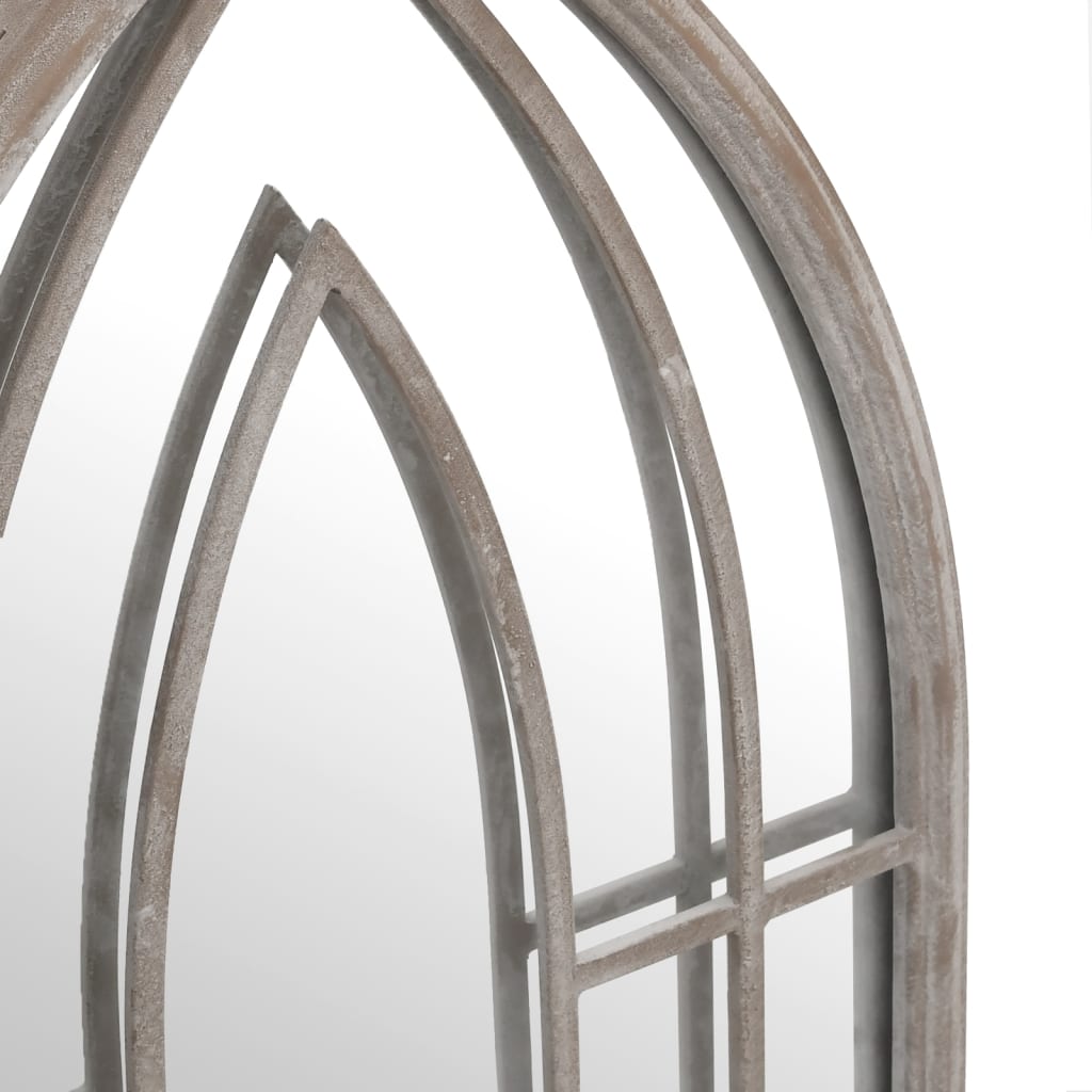 Dārza spogulis, smilškrāsas, 100x45cm, dzelzs