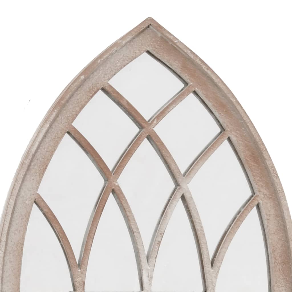 Dārza spogulis, smilškrāsas, 70x30cm, dzelzs