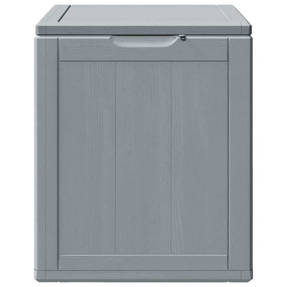 Garden storage box, grey, PP wood look, 90l