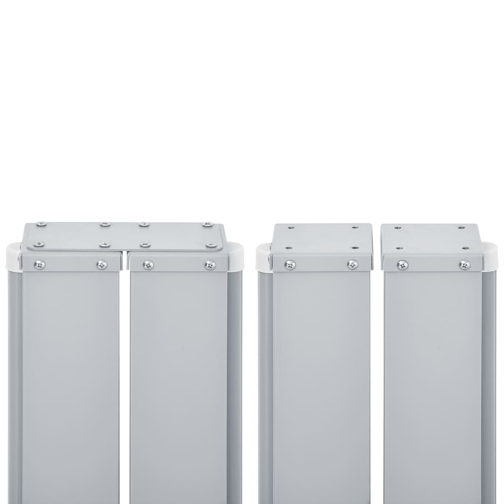 Ištraukiama šoninė pertvara, rudos spalvos, 140x600cm
