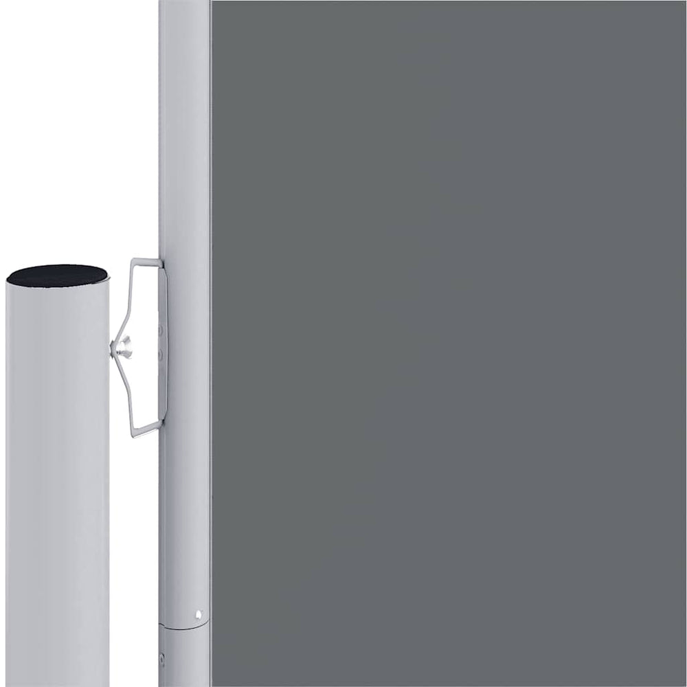 Ištraukiama šoninė pertvara, antracito spalvos, 220x1200cm