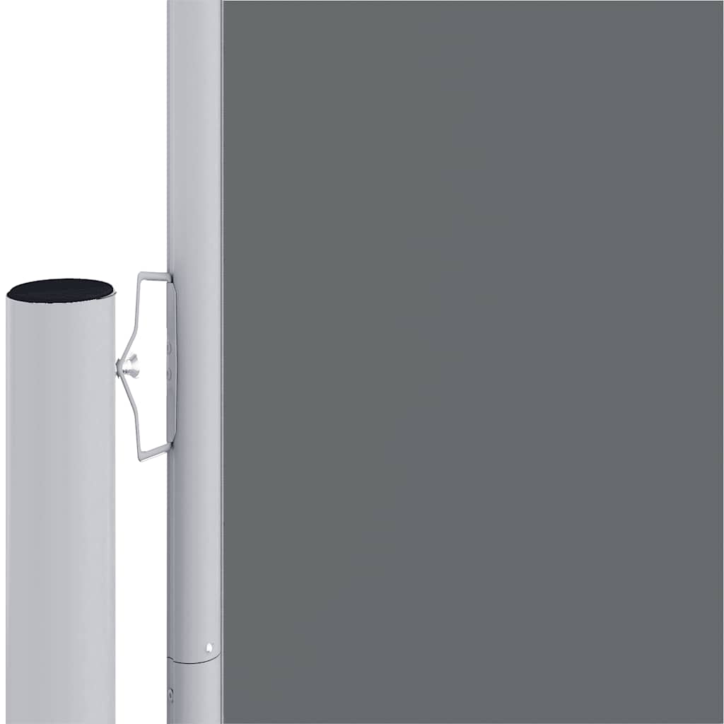 Ištraukiama šoninė pertvara, antracito spalvos, 220x1200cm