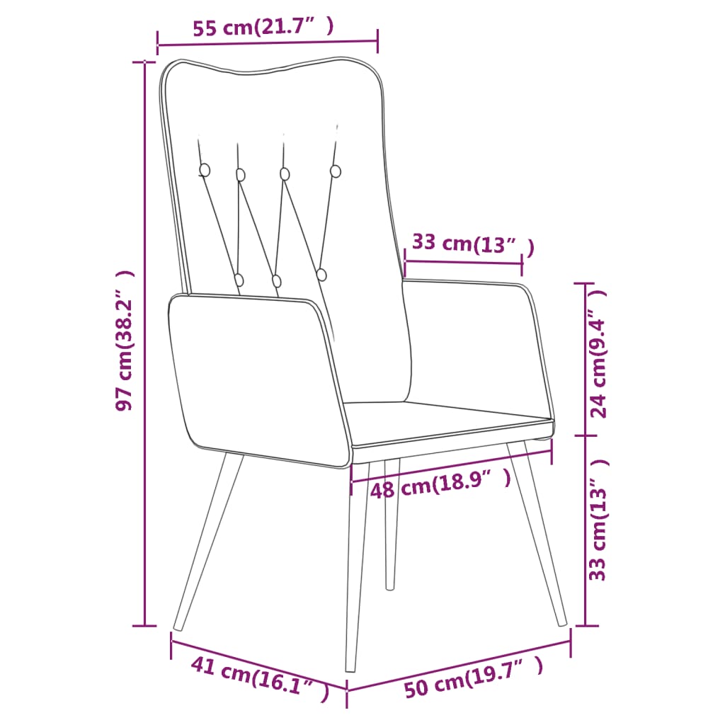 Armchair, grey, real leather