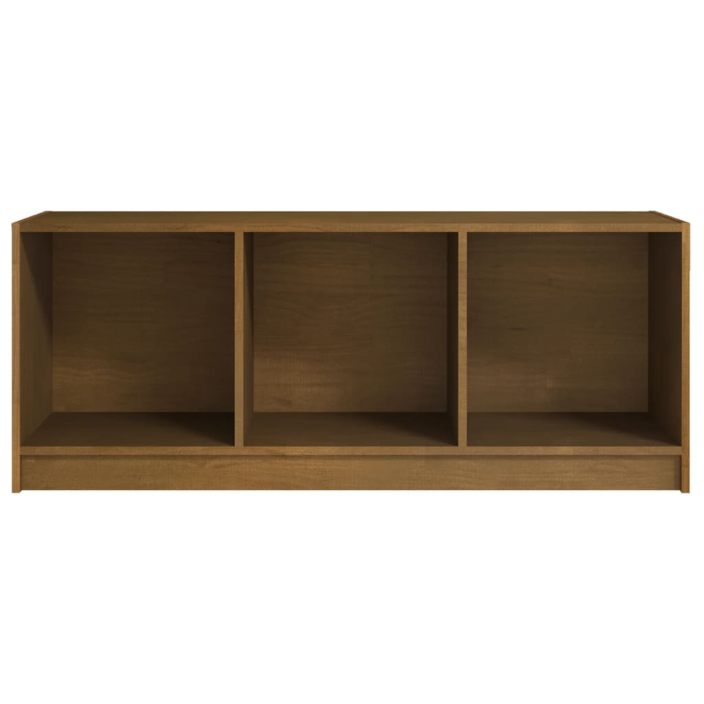 TV skapis, medus brūnā krāsā, 104x33x41cm, priede