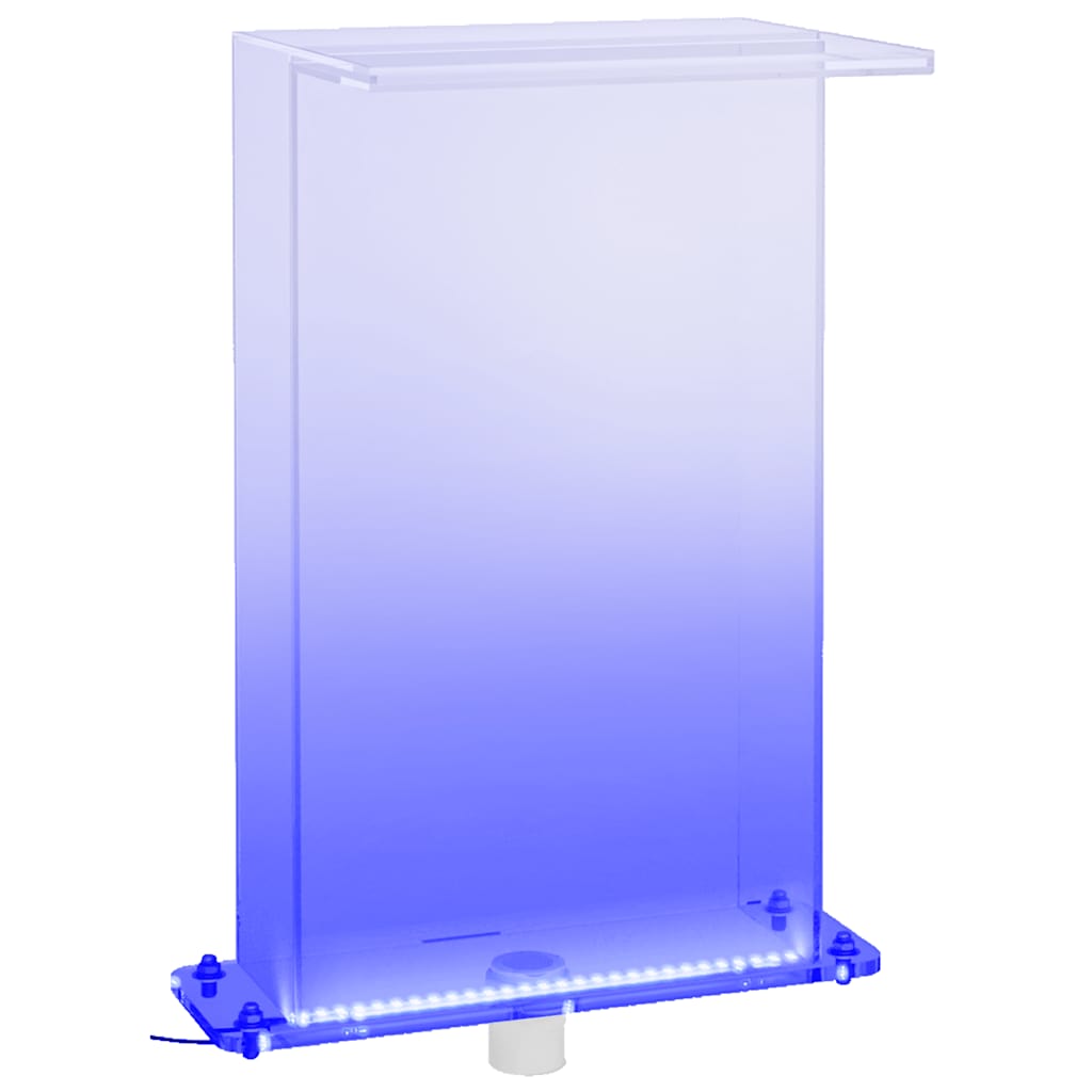 Pool fountain with multi-color LED, 51cm, acrylic