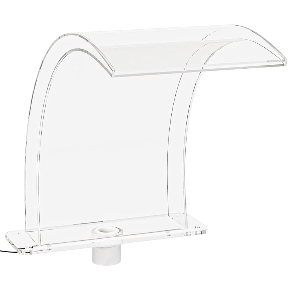 Baseino fontanas su įvairių spalvų LED, 50cm, akrilas