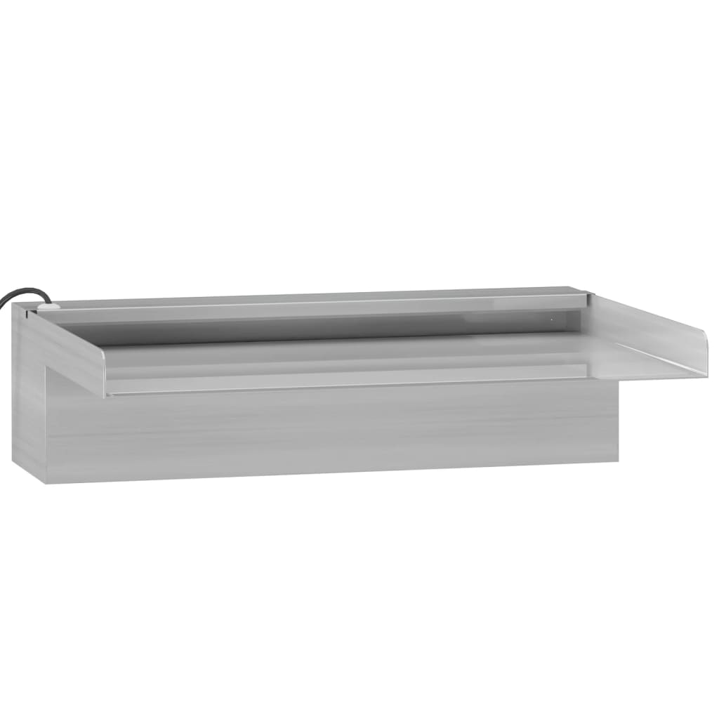 LED ūdenskritums ar maināmu krāsu gaismām, 30 cm, nerūsējošais tērauds
