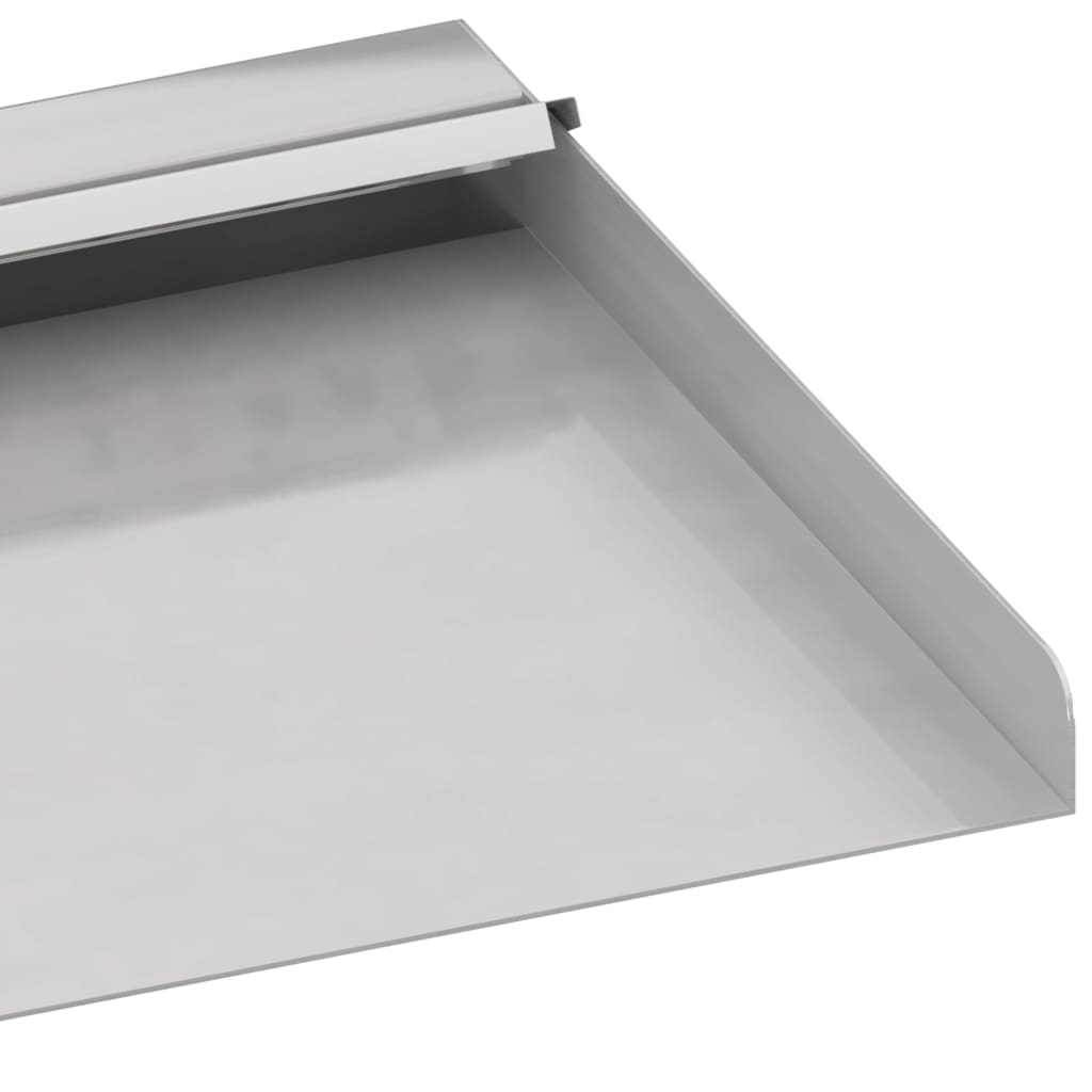 LED ūdenskritums ar maināmu krāsu gaismām, 30 cm, nerūsējošais tērauds