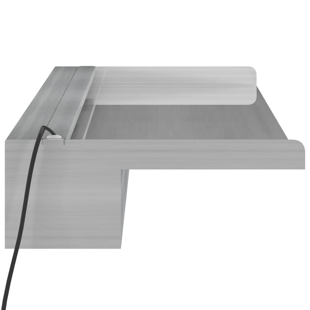 Krioklys su įvairių spalvų LED lemputėmis, 90cm, plienas