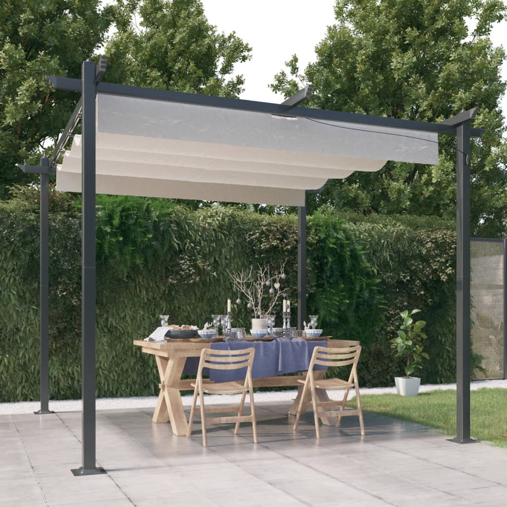 Pavėsinė ONYX, kreminė, 3x3m