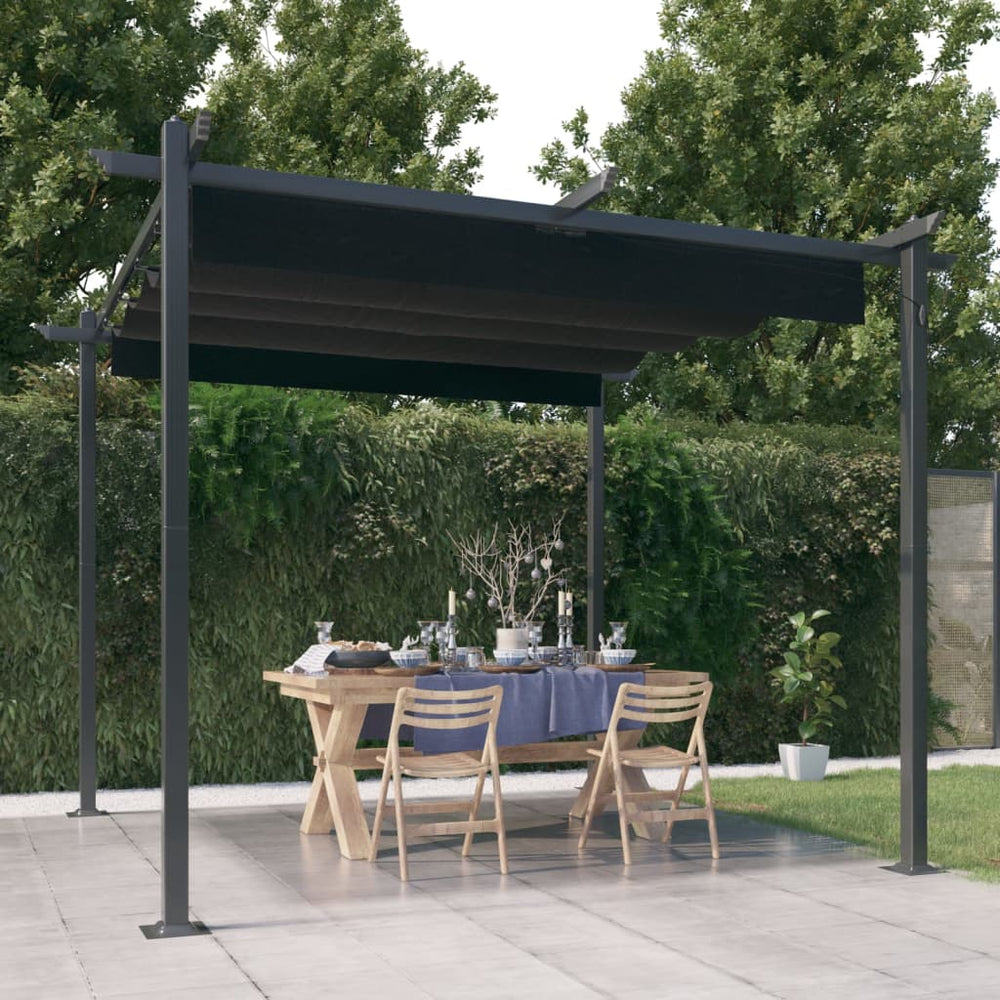 Gazebo ONYX, anthracite, 3x3m
