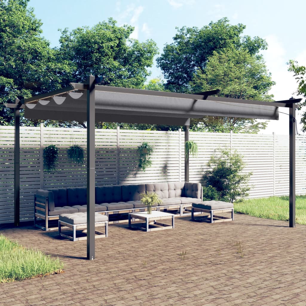 Pavėsinė ONYX, antracito, 4x3m