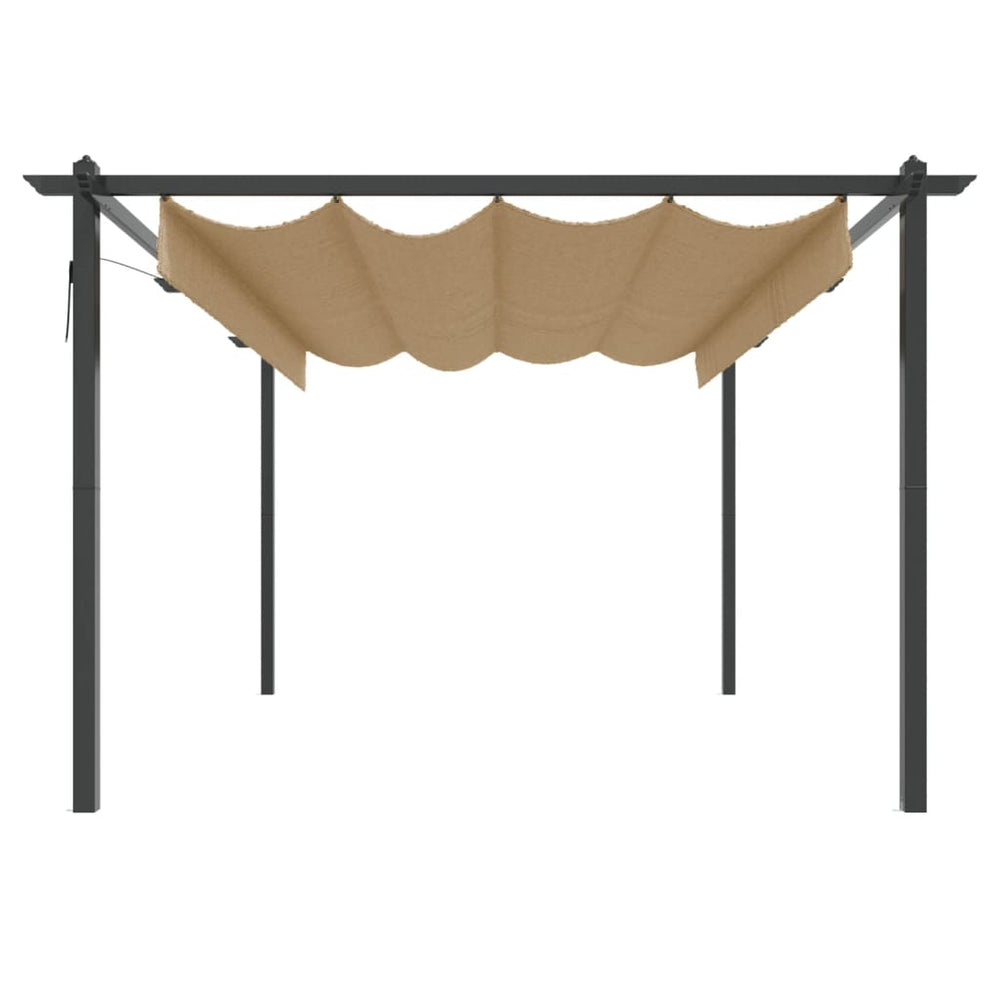 Gazebo ONYX, taupe, 4x3m