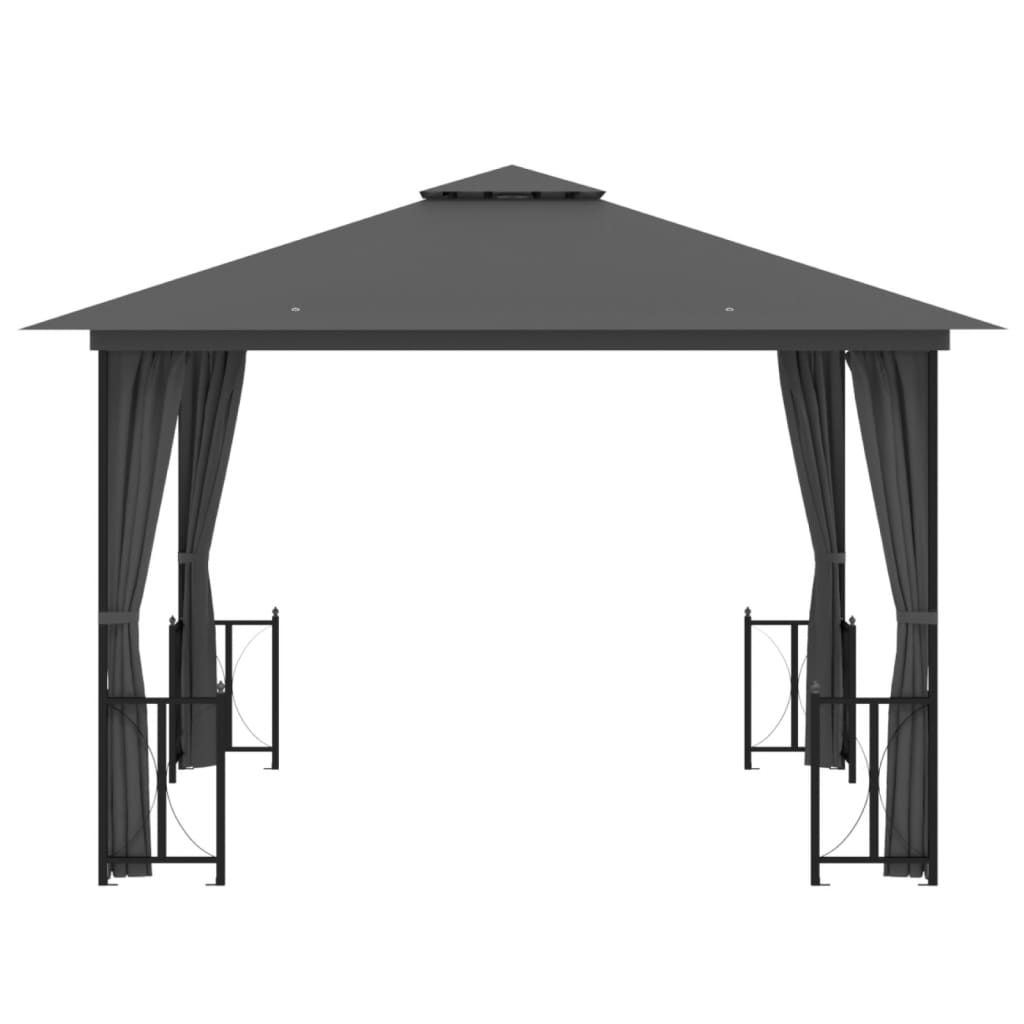 Gazebo ONYX, anthracite, 3x3m