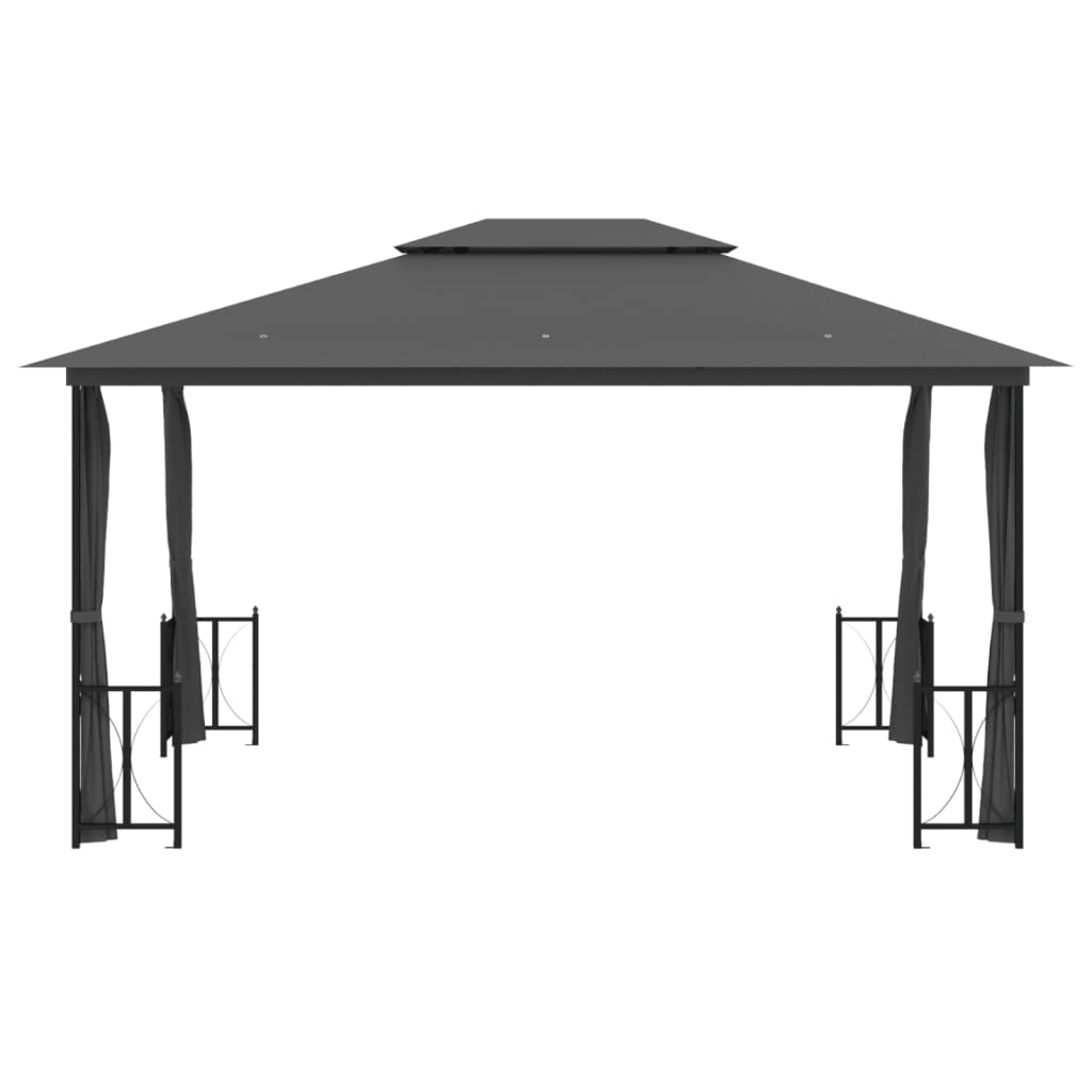 Gazebo ONYX, anthracite, 3x4m
