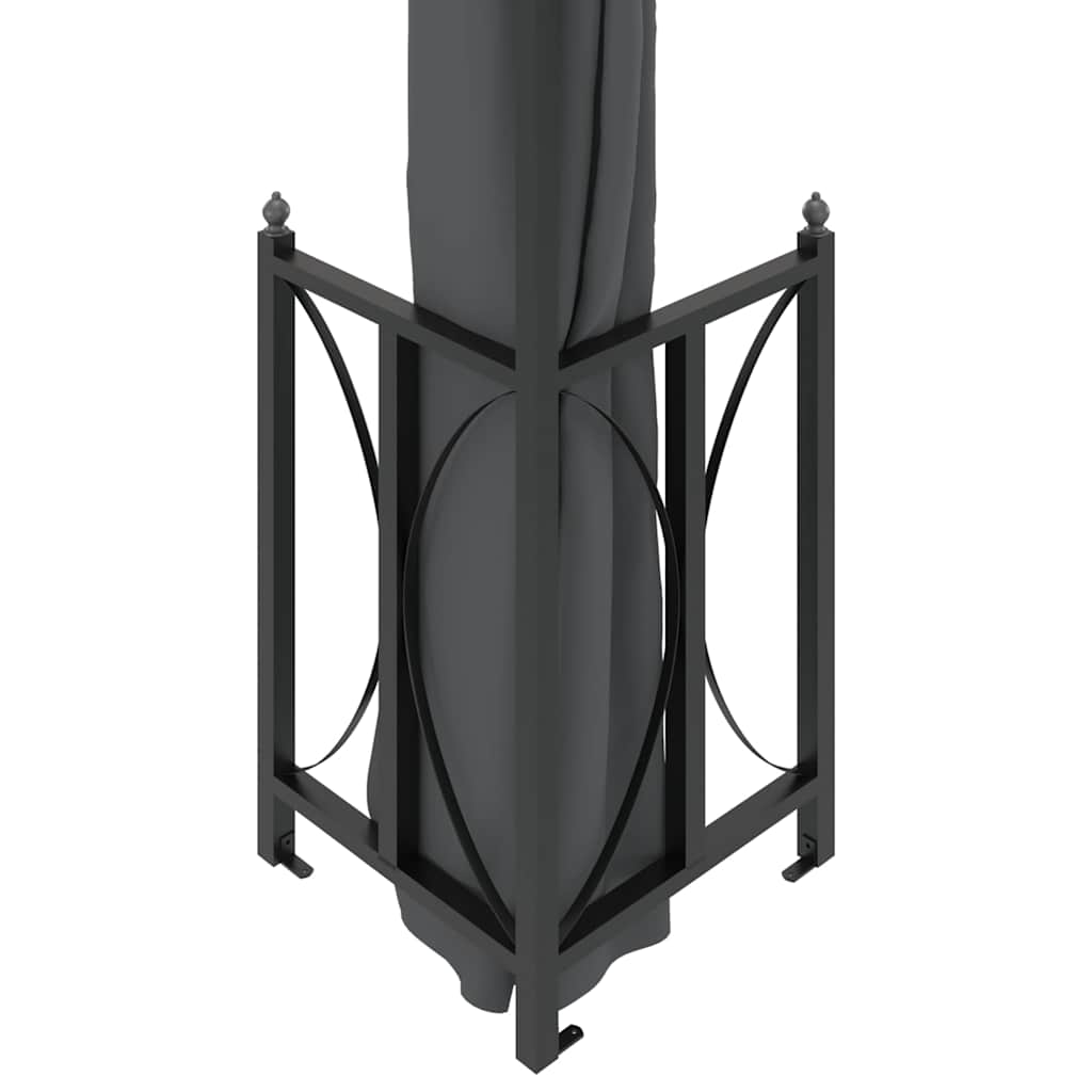Gazebo ONYX, anthracite, 3x4m