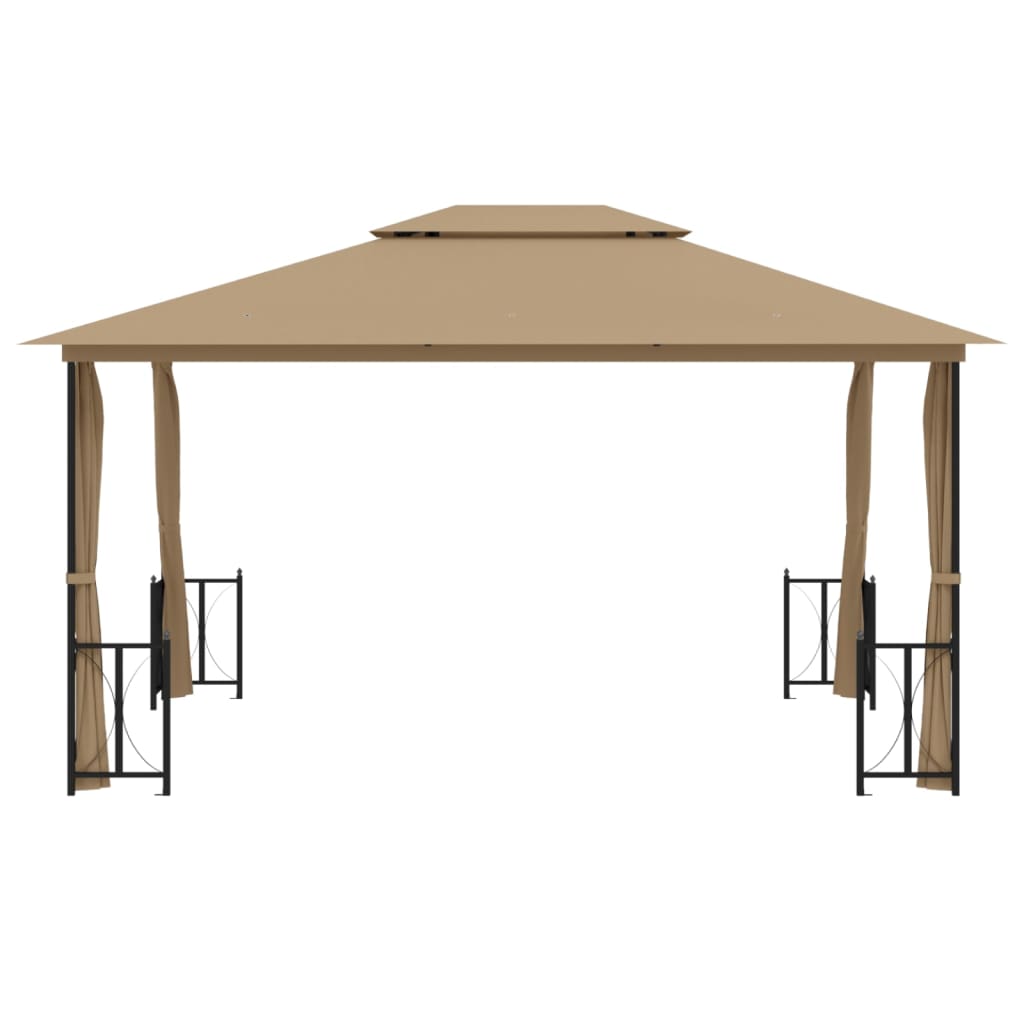 Gazebo ONYX, taupe, 3x4m