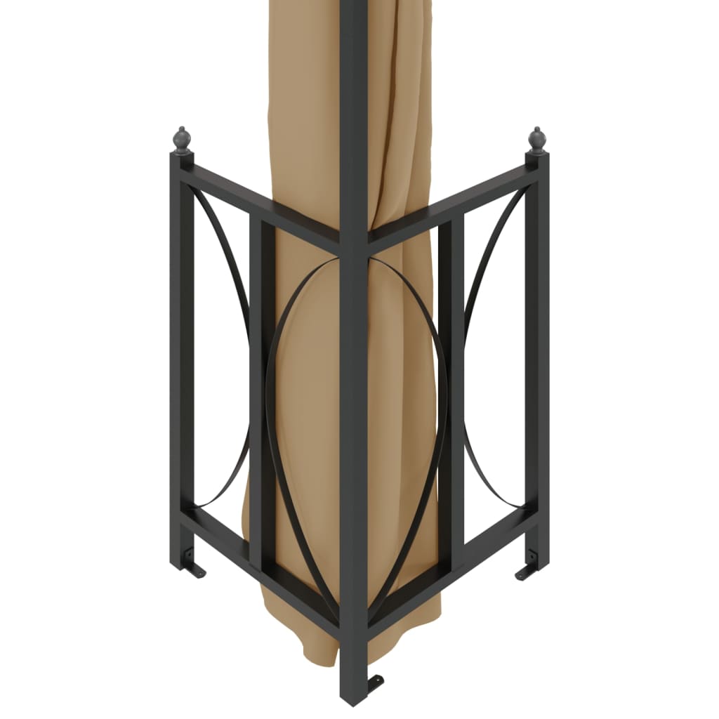 Gazebo ONYX, taupe, 3x4m