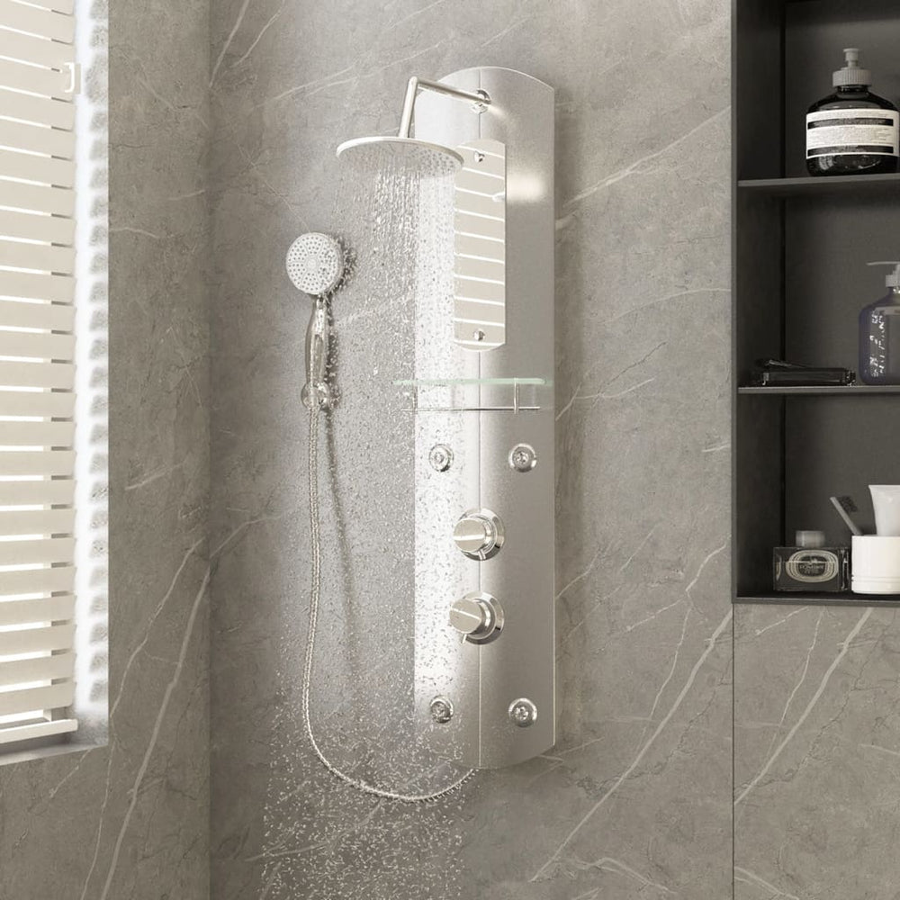 Shower system, 25x43x110cm, silver color