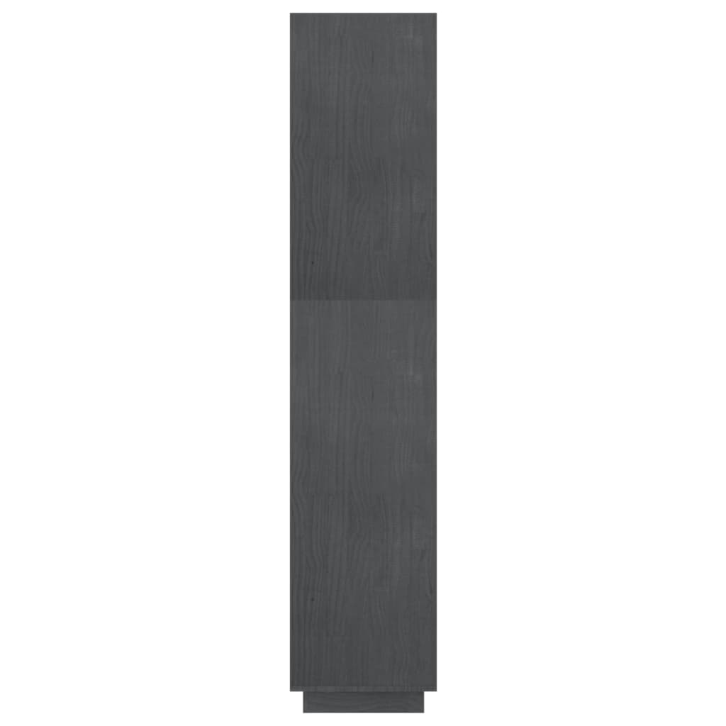 Spintelė knygoms/kambario pertvara, pilka, 60x35x167cm, pušis