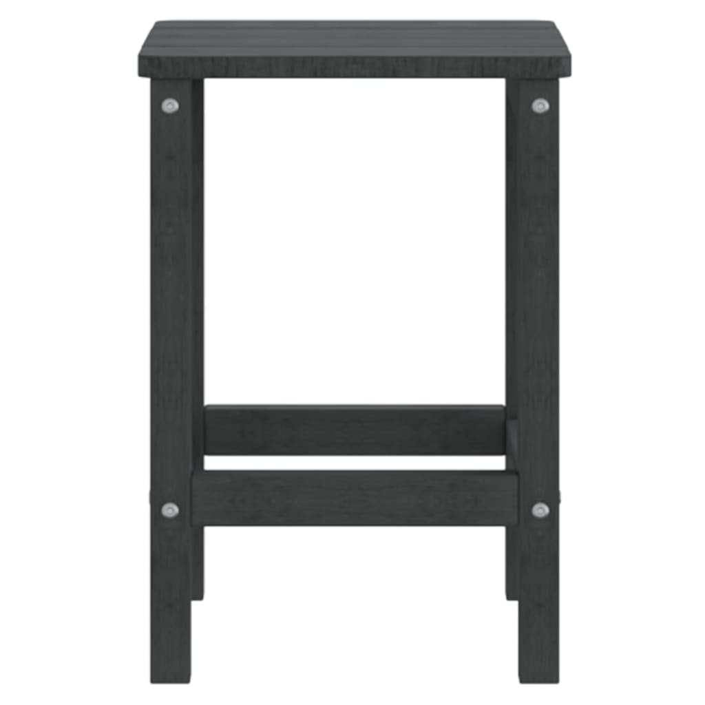 Adirondack garden table, anthracite, 38x38x46cm, HDPE