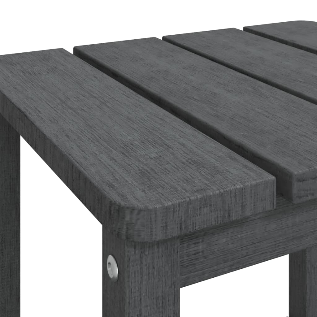 Adirondack garden table, anthracite, 38x38x46cm, HDPE