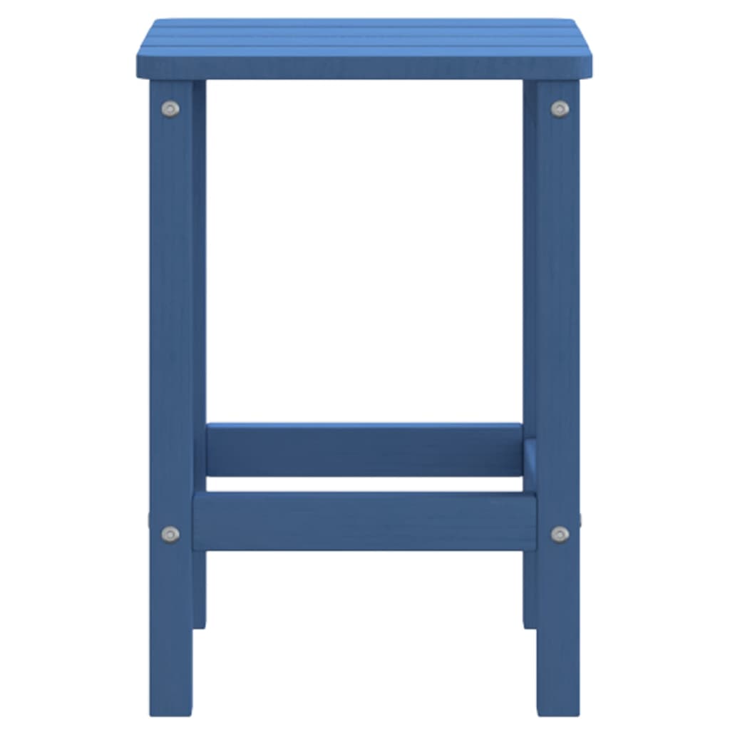 Sodo Adirondack staliukas, mėlynos spalvos, 38x38x46cm, HDPE