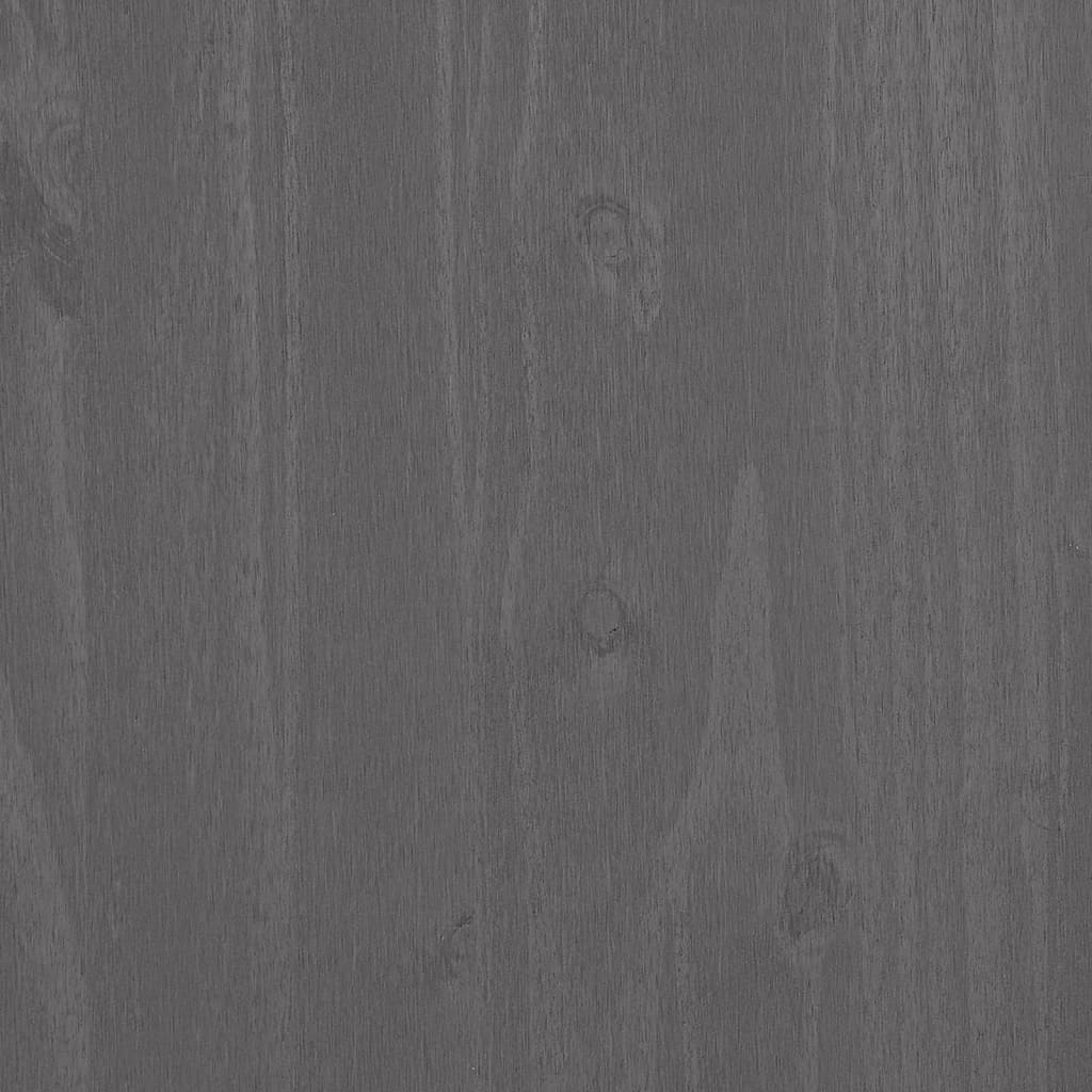 Bedside table HAMAR, light grey, 40x35x44.5cm, pine