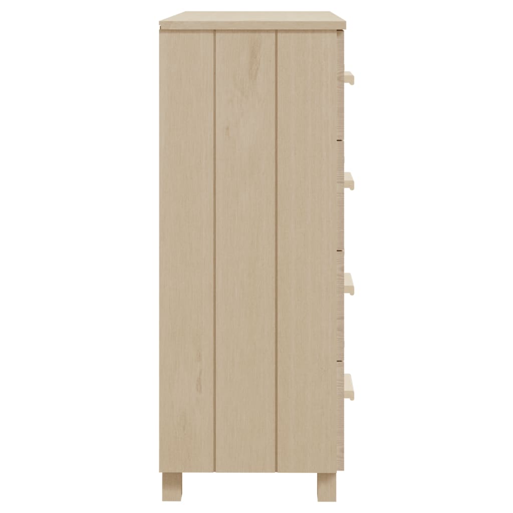 Šoninė spintelė HAMAR, medaus ruda, 79x40x103,5cm, pušis