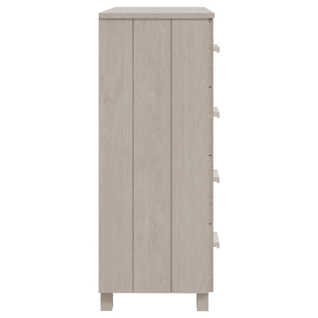 Sideboard HAMAR, white, 79x40x103.5cm, solid pine