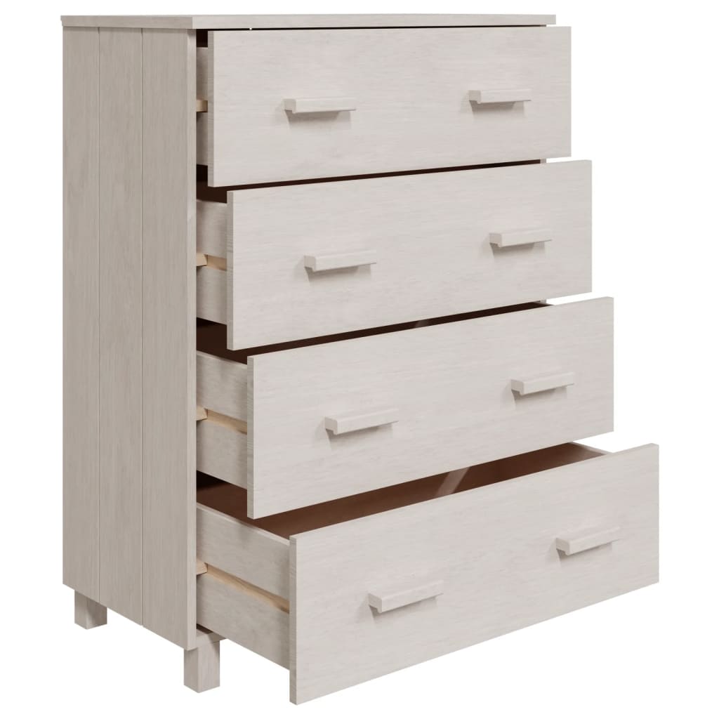 Sideboard HAMAR, white, 79x40x103.5cm, solid pine