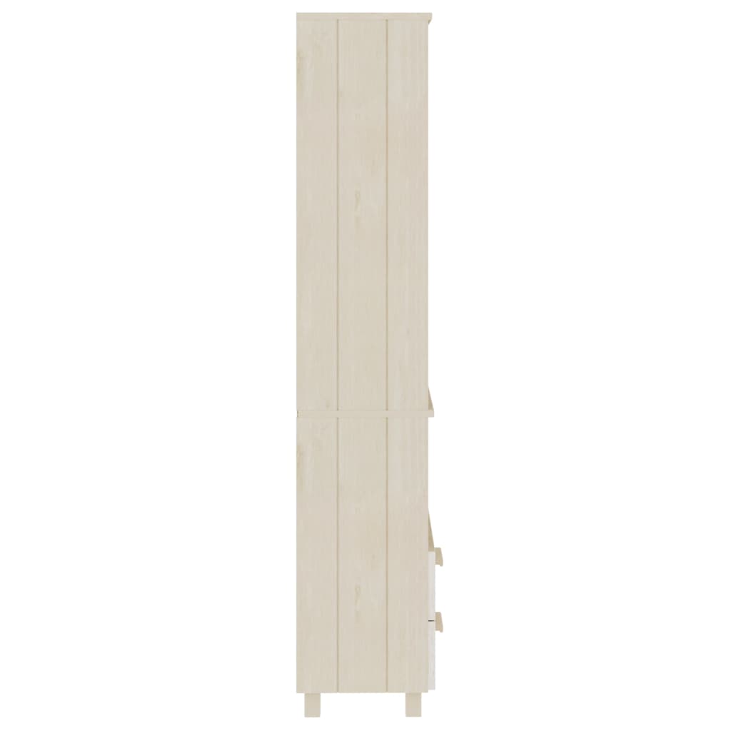 Komoda HAMAR, medaus ruda, 60x35x180cm, pušies masyvas