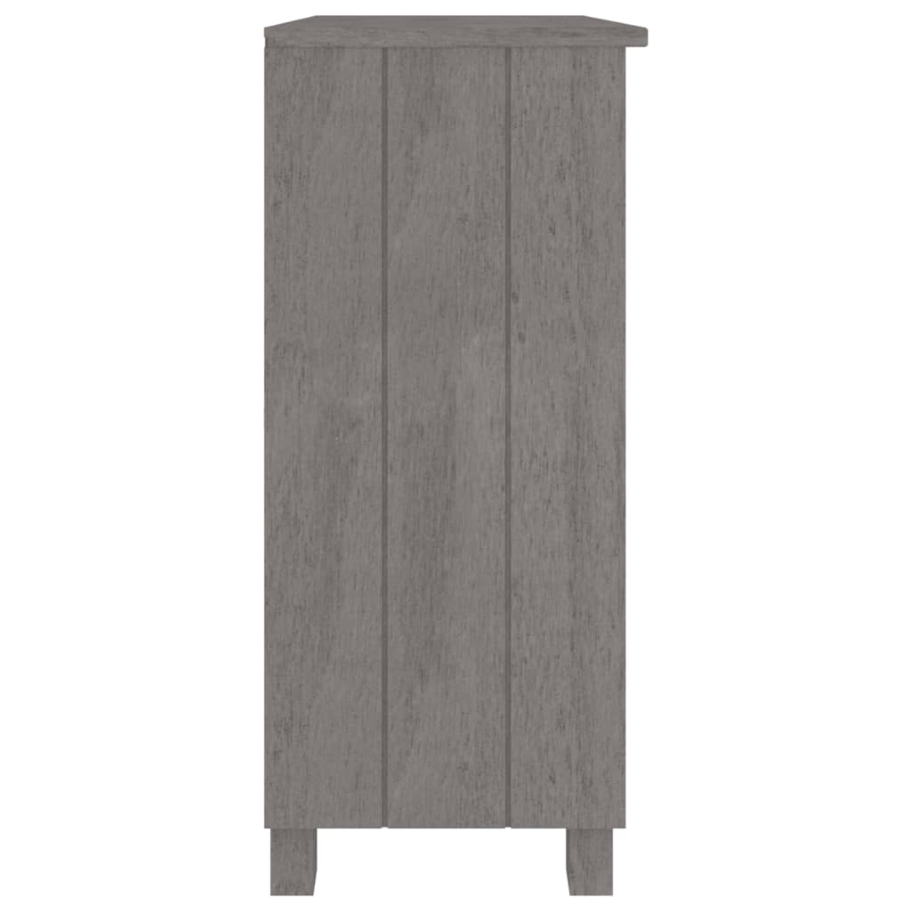 Šoninė spintelė HAMAR, šviesiai pilka, 85x35x80cm, pušis