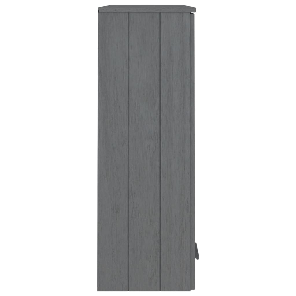 Komodos viršus HAMAR, tamsiai pilkas, 85x35x100cm, pušis