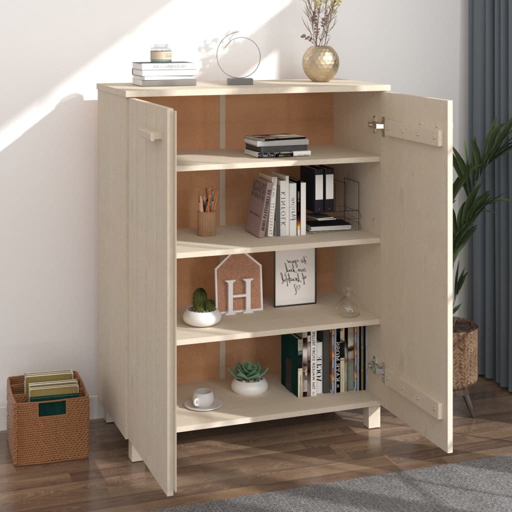 Apavu skapis HAMAR, medus brūns, 85x40x108cm, priedes masīvkoks