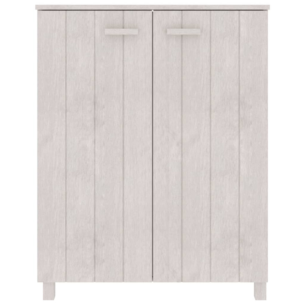 Shoe cabinet HAMAR, white, 85x40x108cm, solid pine