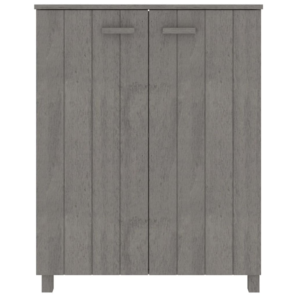 Batų spintelė HAMAR, šviesiai pilka, 85x40x108cm, pušis