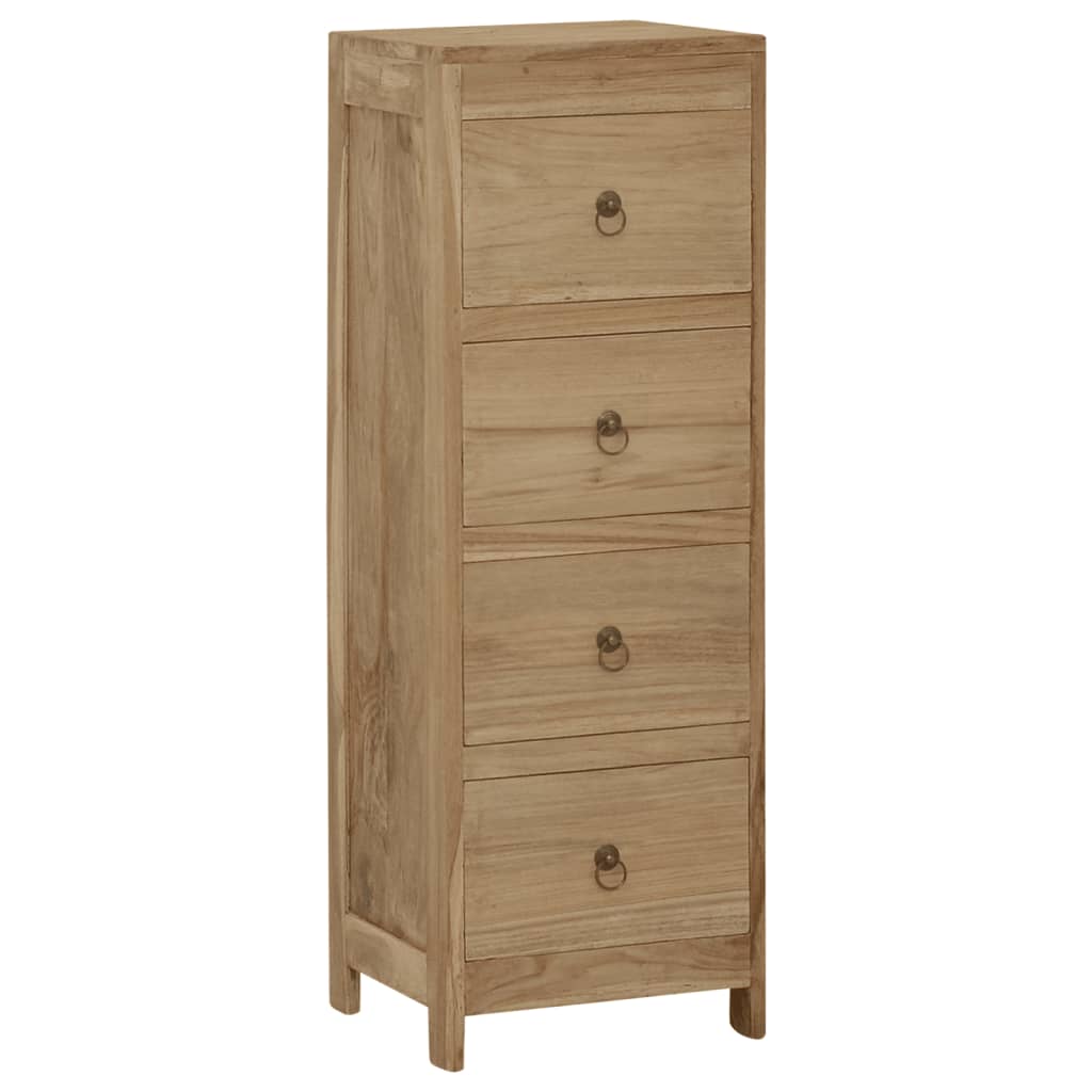 Chest of drawers, 30x30x90cm, solid teak wood