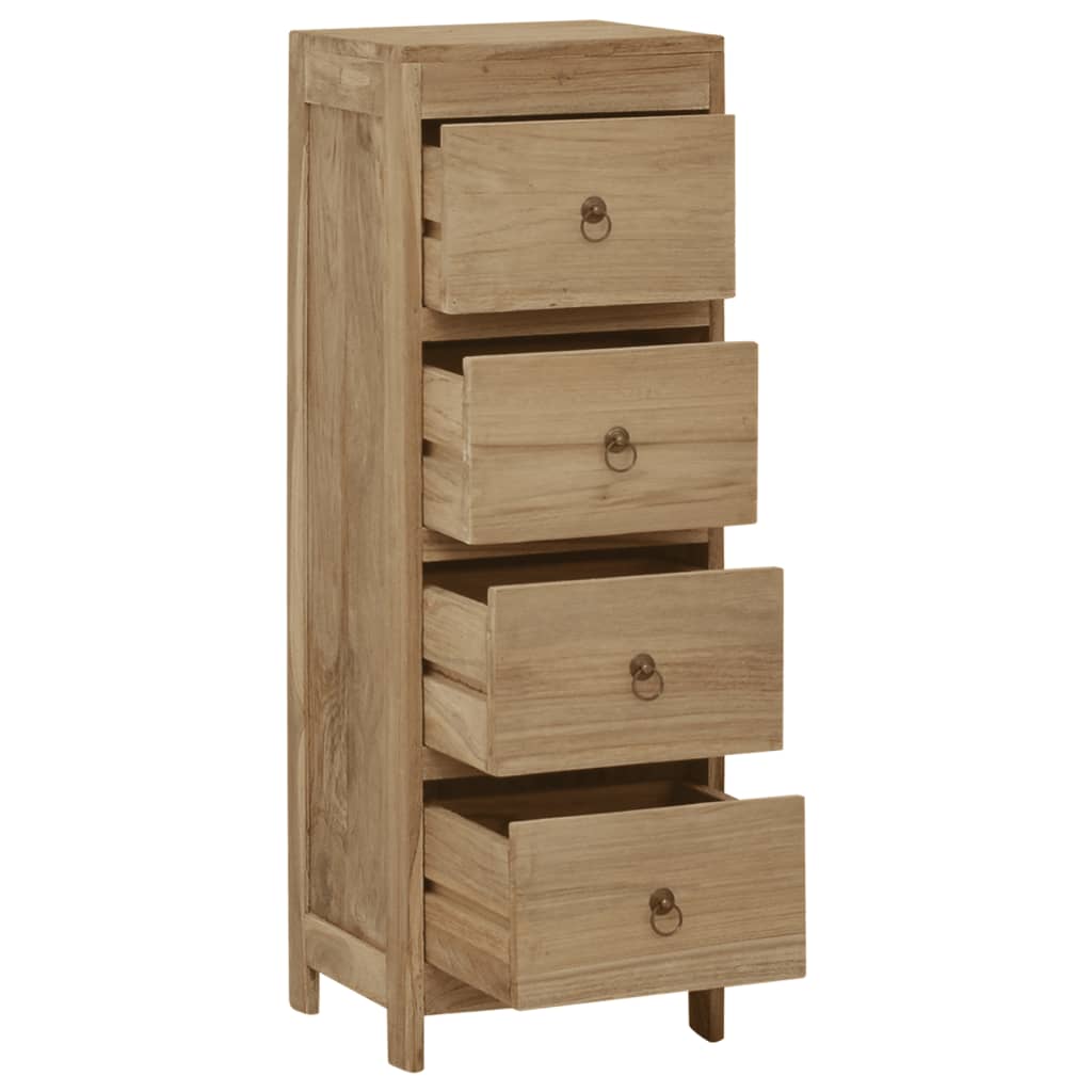 Chest of drawers, 30x30x90cm, solid teak wood