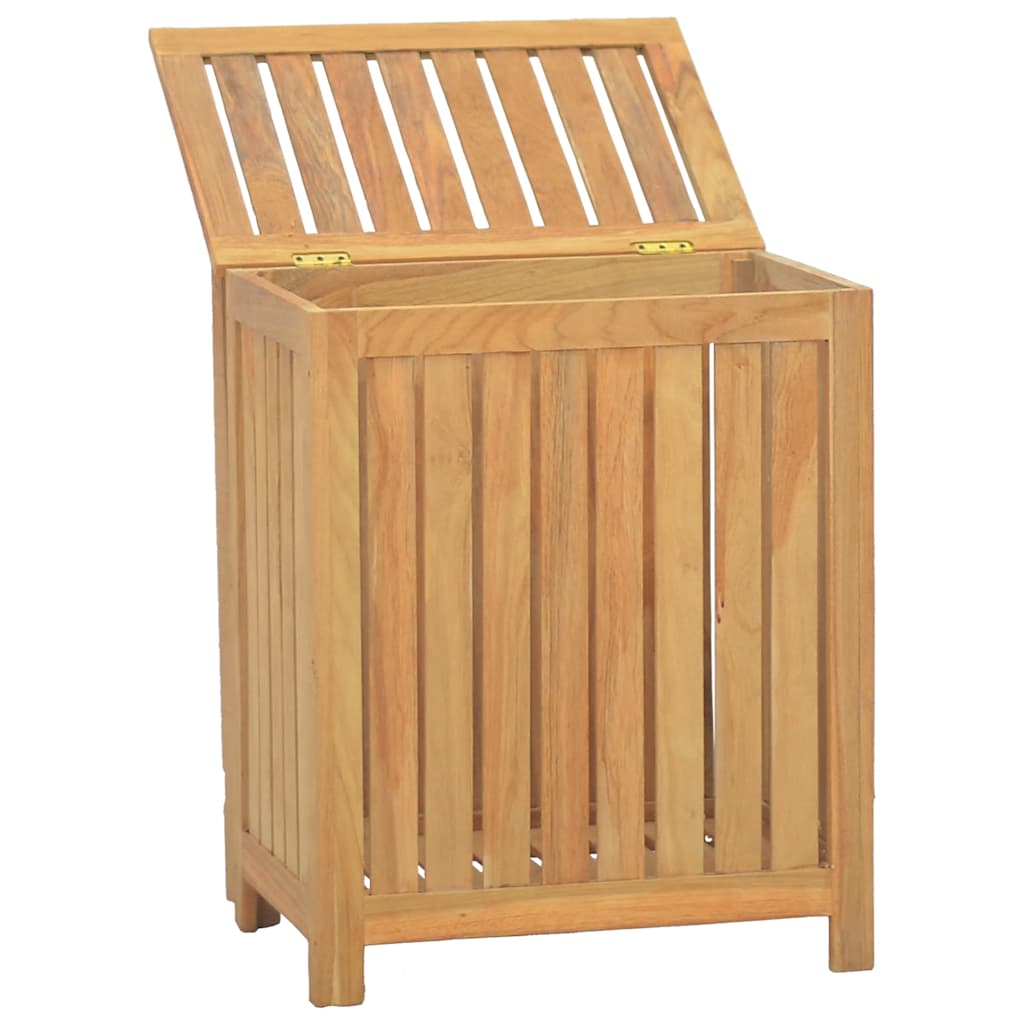 Laundry box, 50x35x60cm, solid teak wood