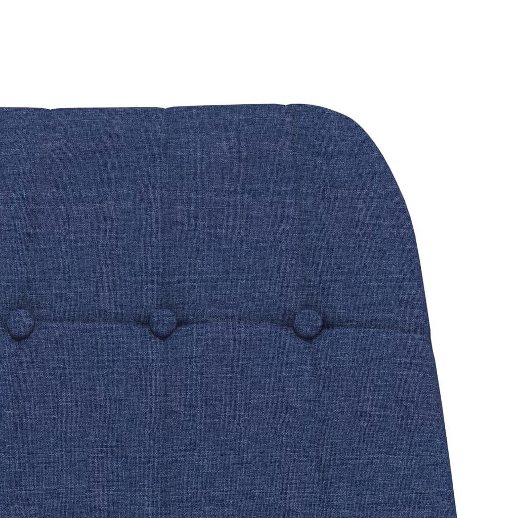 Rocking chair, blue, fabric