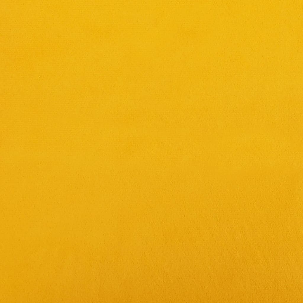 Pakoja, garstyčių geltonos spalvos, 45x29,5x35cm, aksomas