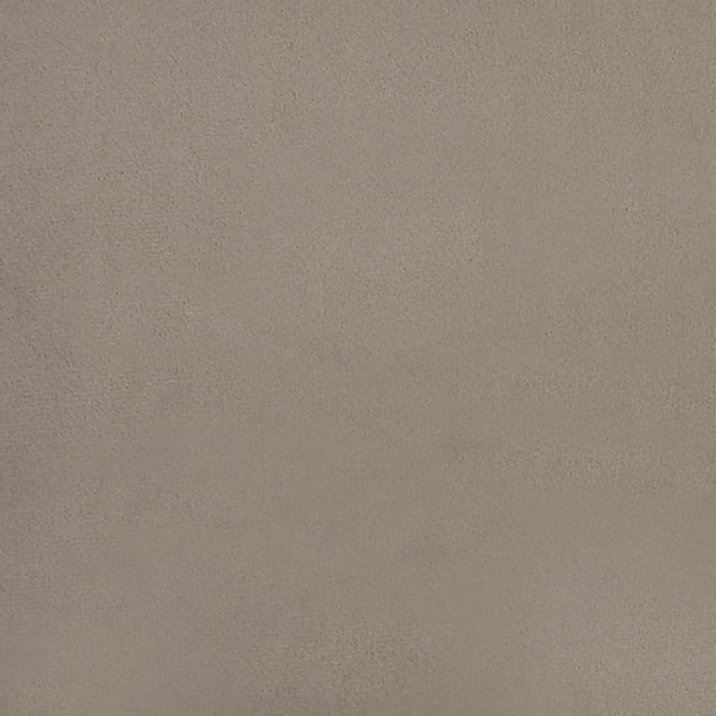 Pakoja, šviesiai pilkos spalvos, 45x29,5x35cm, aksomas
