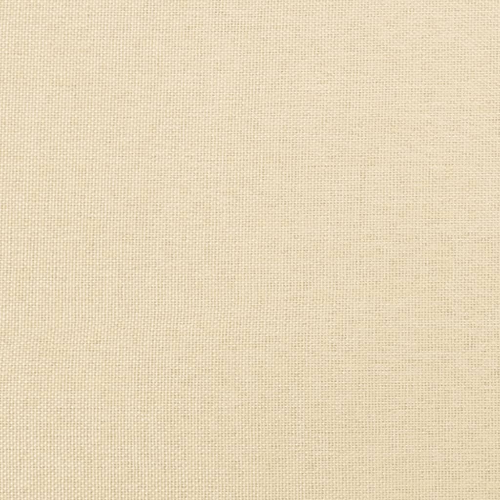 Pufs, krēmkrāsas, 60x60x36cm, audums