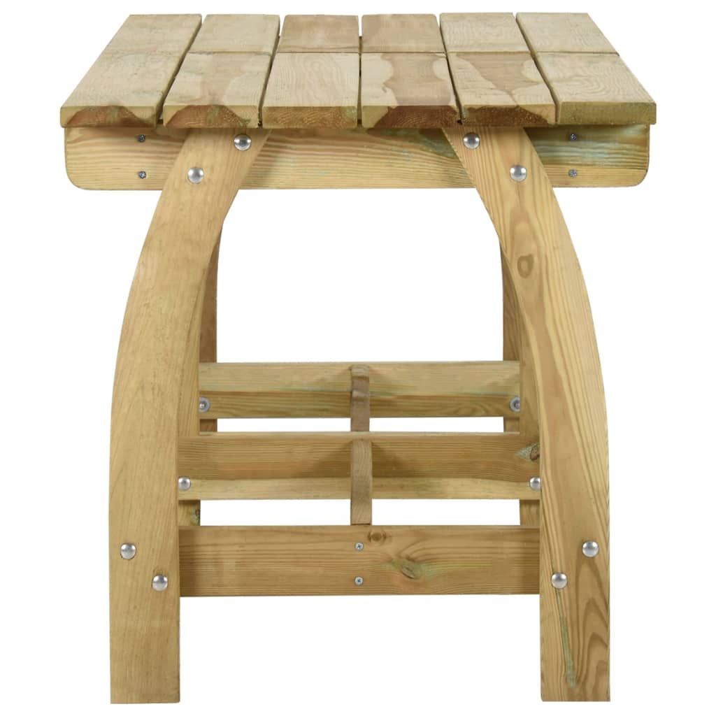 Garden table, 220x74x75cm, impregnated pine wood