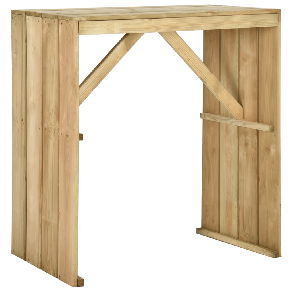 Bar table, 100x60x110cm, impregnated pine wood