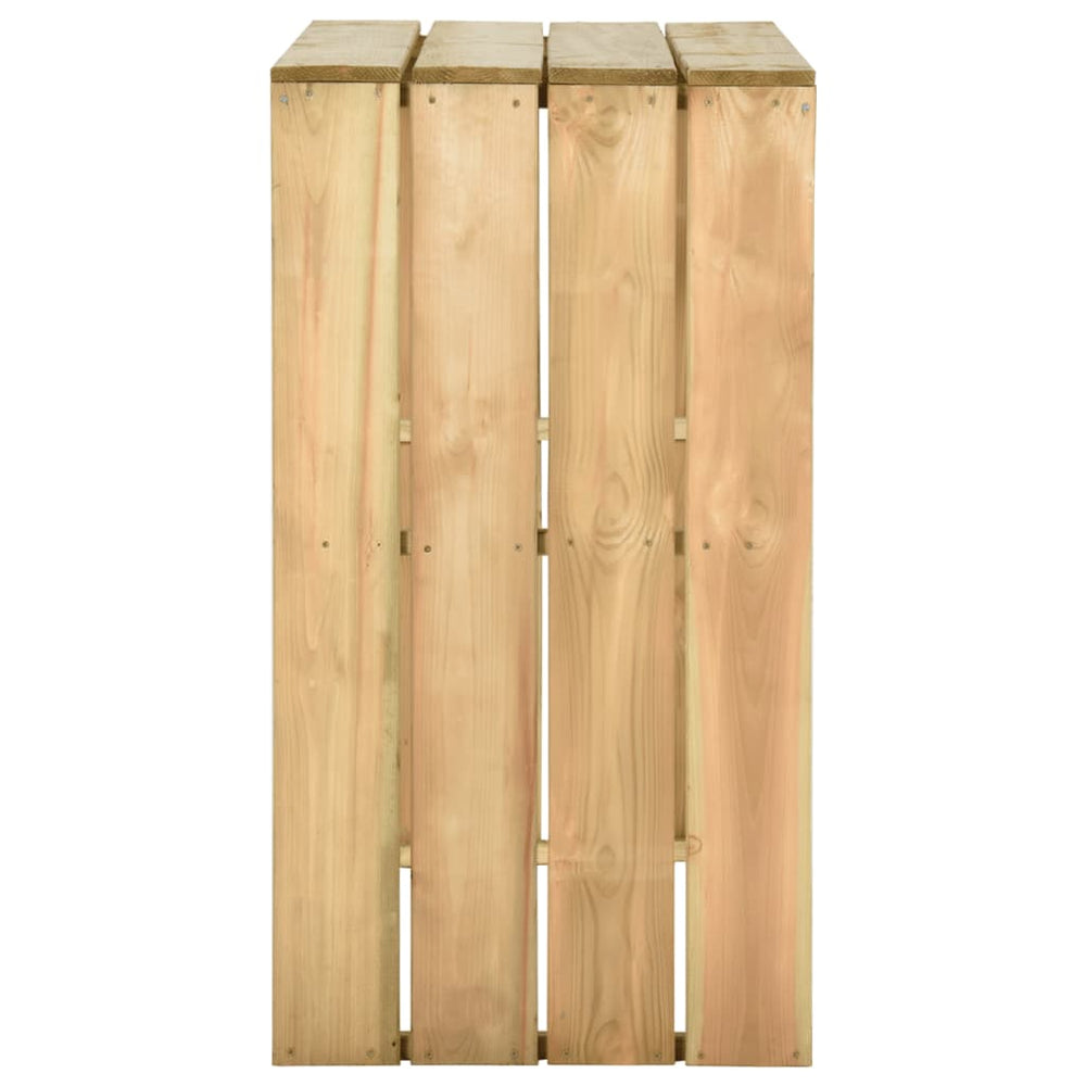 Bar table, 100x60x110cm, impregnated pine wood