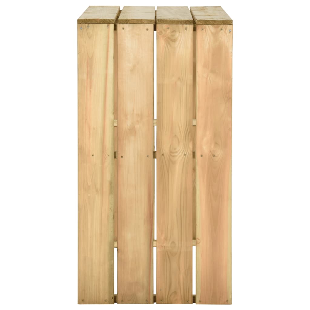 Bar table, 100x60x110cm, impregnated pine wood