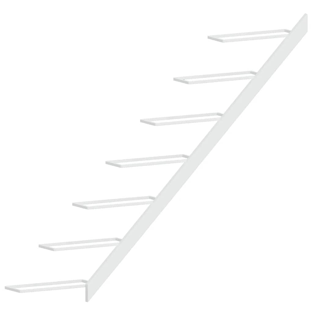 Prie sienos montuojami vyno laikikliai, 2vnt., balti, metalas